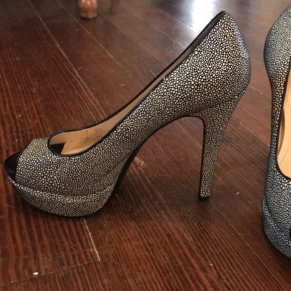 Vintage Calvin Klein Peep Toe Heels - Picture 3 of 8